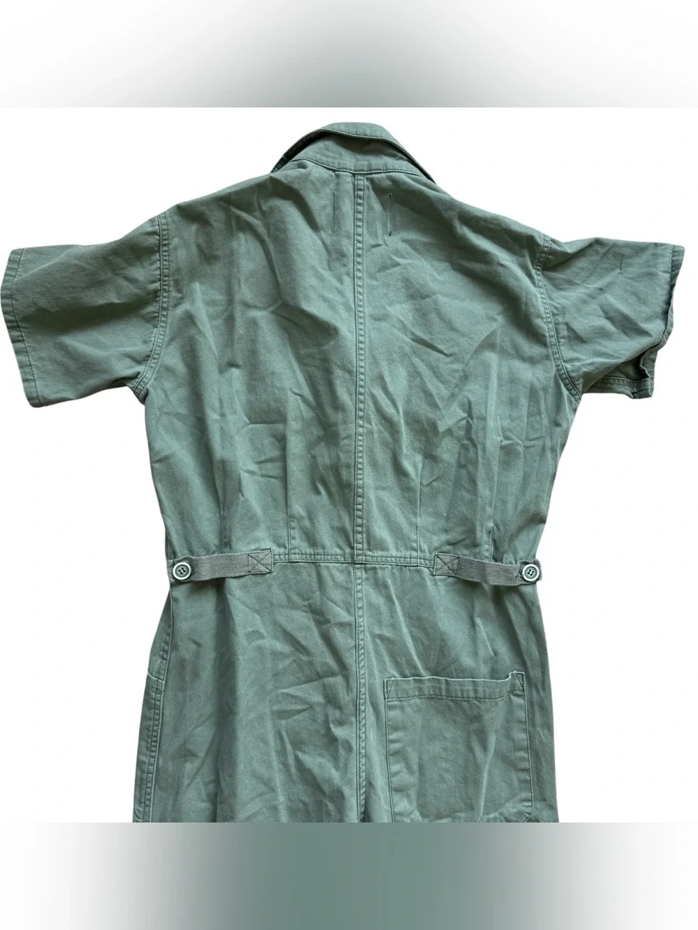 Pistola Utility Jumpsuit Green Short Sleeve Workwear Boiler Suit Cargo Style S - Picture 13 of 16